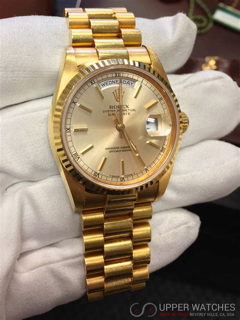 gold mens presidential rolex watch|presidential rolex price 2021.